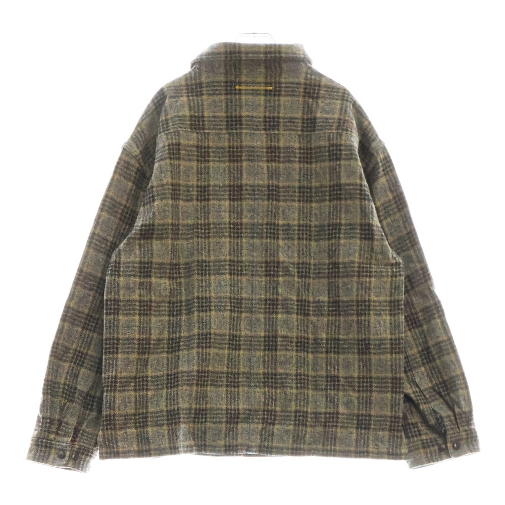 UNION(ユニオン) ANDERSON SHIRT WSL-263 アンダーソン チェック 長袖シャツ ブラウン