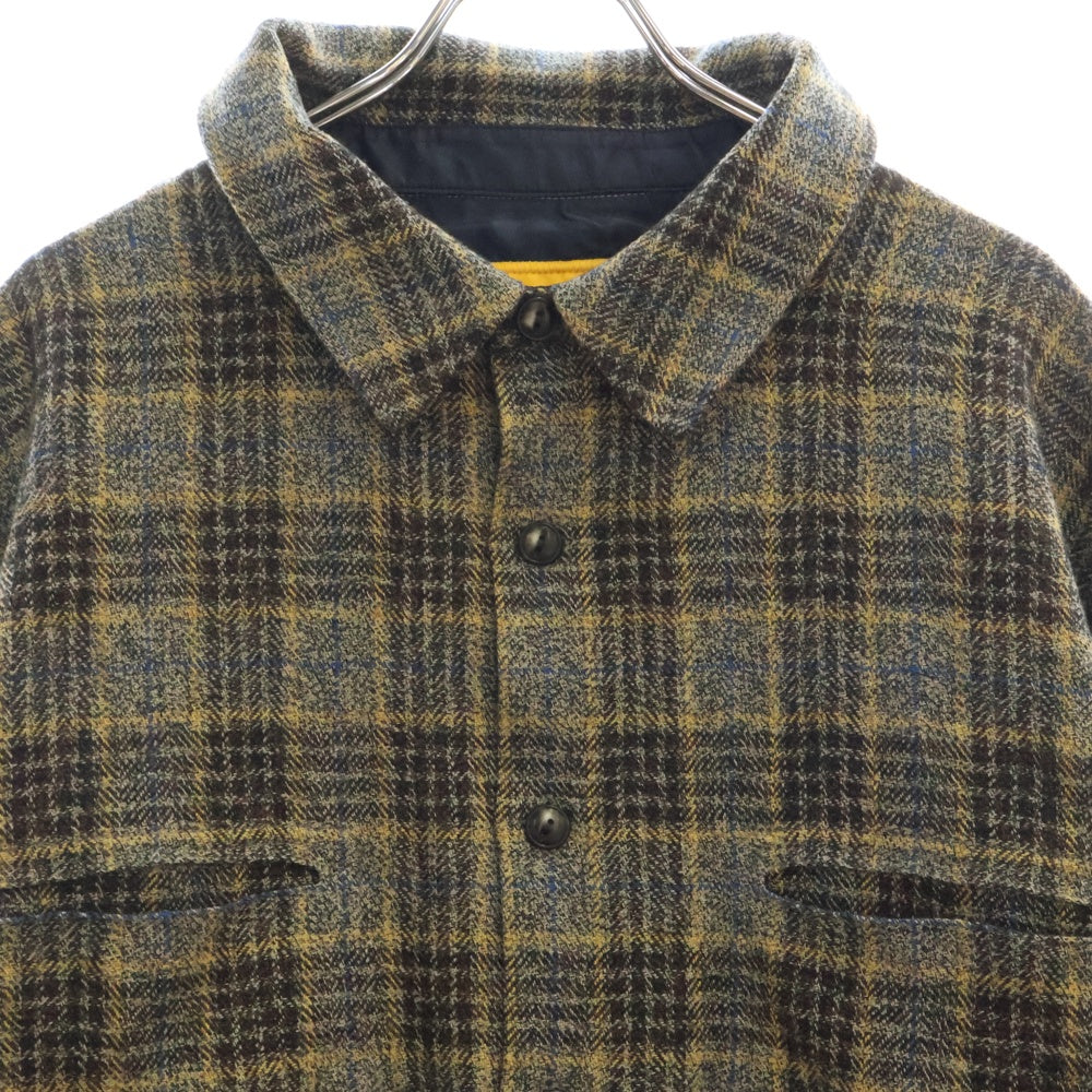 UNION(ユニオン) ANDERSON SHIRT WSL-263 アンダーソン チェック 長袖シャツ ブラウン