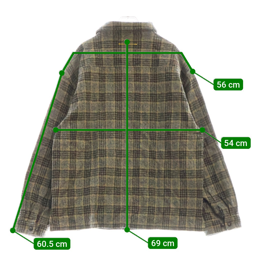 UNION(ユニオン) ANDERSON SHIRT WSL-263 アンダーソン チェック 長袖シャツ ブラウン