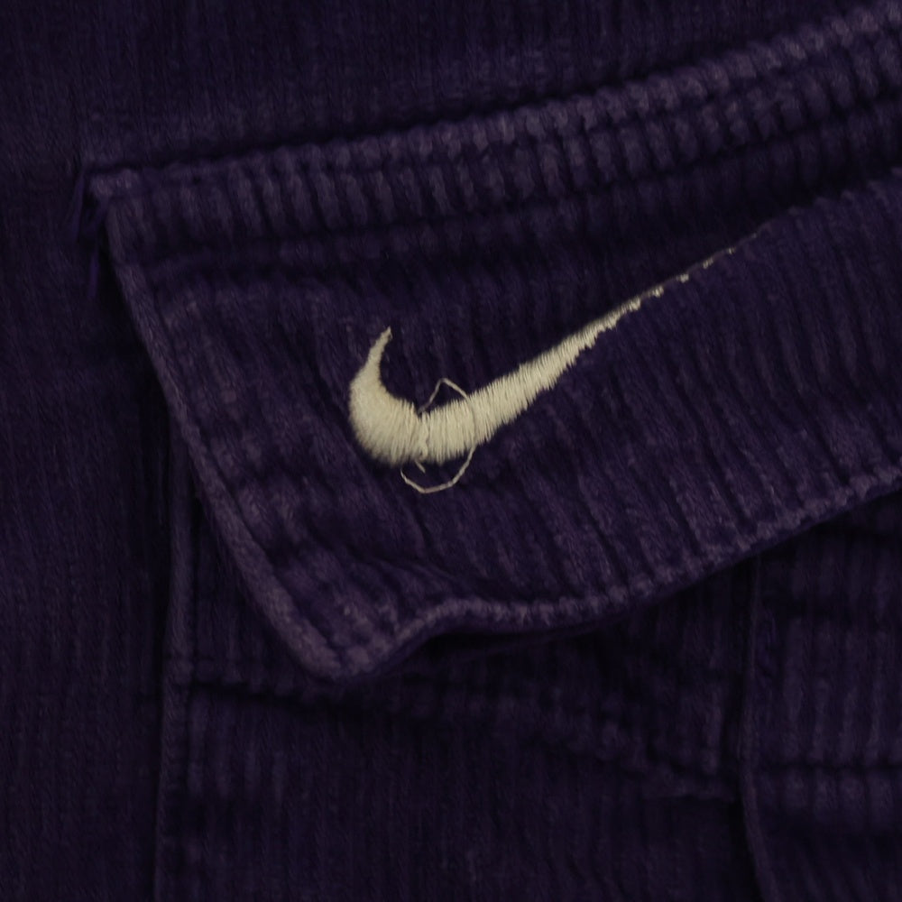 SUPREME(シュプリーム) 22SS ×NIKE Arc Corduroy Cargo Pant ナイキ アーチロゴ刺繍コーデュロイカーゴパンツ パープルDM1779-506