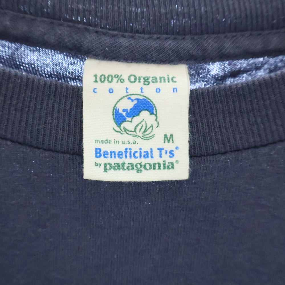 PATAGONIA(パタゴニア) 90s VINTAGE Beneficial T's ヴィンテージ ベネフィシャル長袖カットソー 長袖Tシャツ ロングスリーブカットソー ブラック