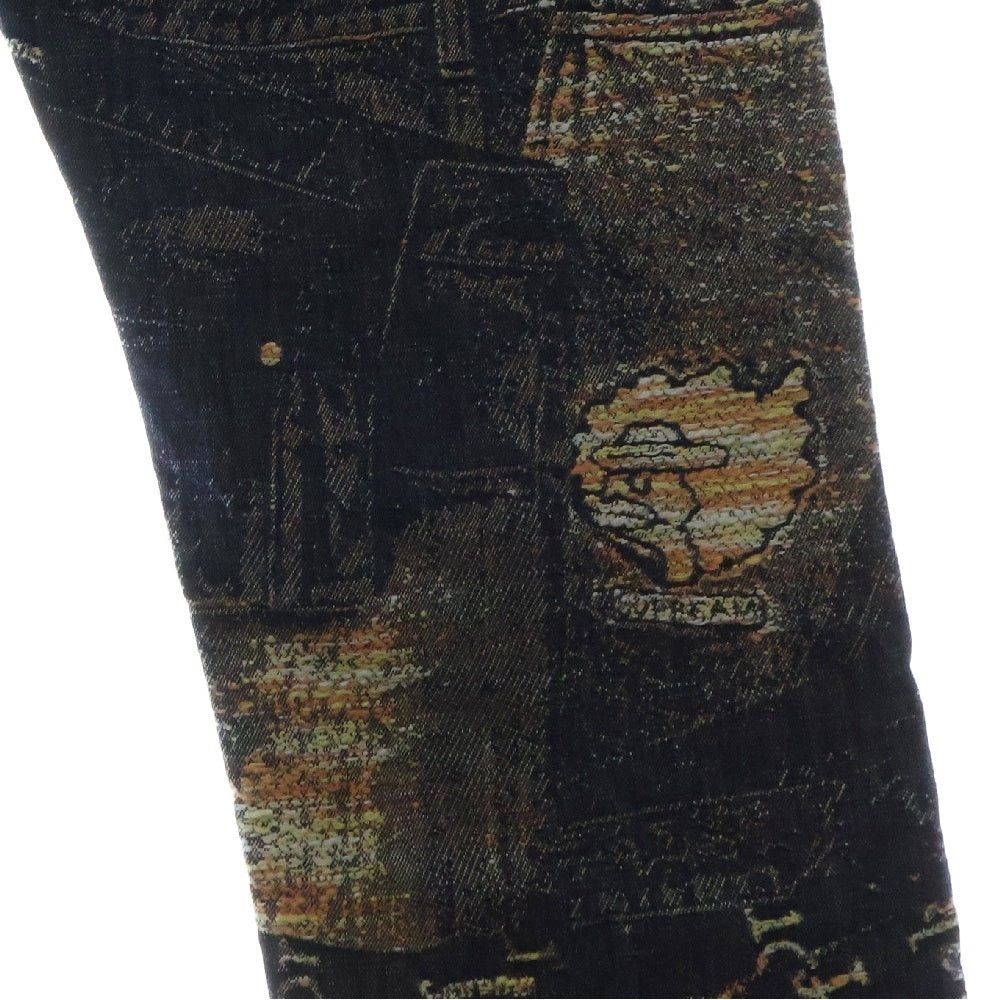 SUPREME(シュプリーム) 23SS Archive Denim Jacquard Regular Jean アーカイブデニムジャガードレギュラージーンズ デニムパンツ ネイビー