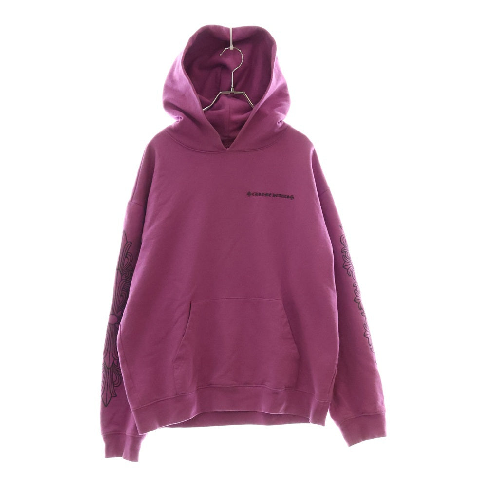 CHROME HEARTS(クロムハーツ) ×MATTY BOY PPO I WANT MORE NOT LESS HD PLVR マッティボーイ バックプリントプルオーバーパーカー フーディ パープル