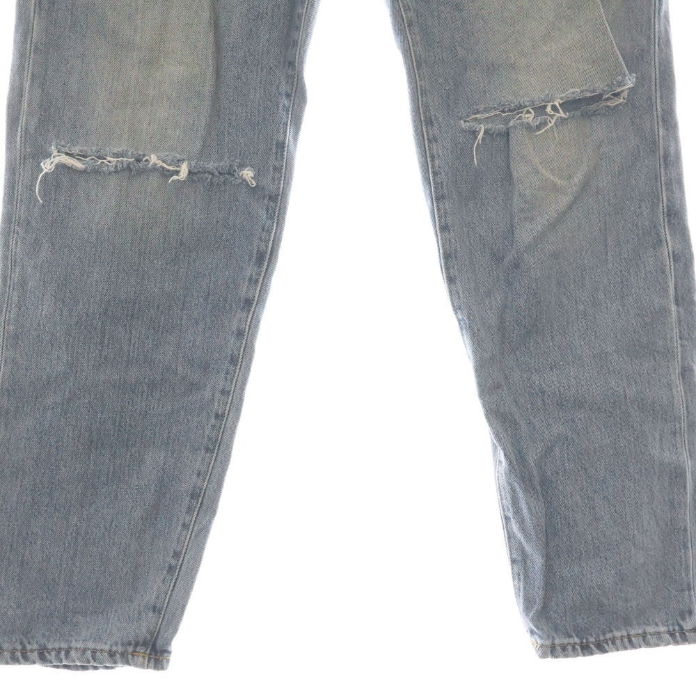 SAINT LAURENT PARIS(サンローランパリ) 膝クラッシュスキニーデニムパンツ 500389 D18 W/BG-LW