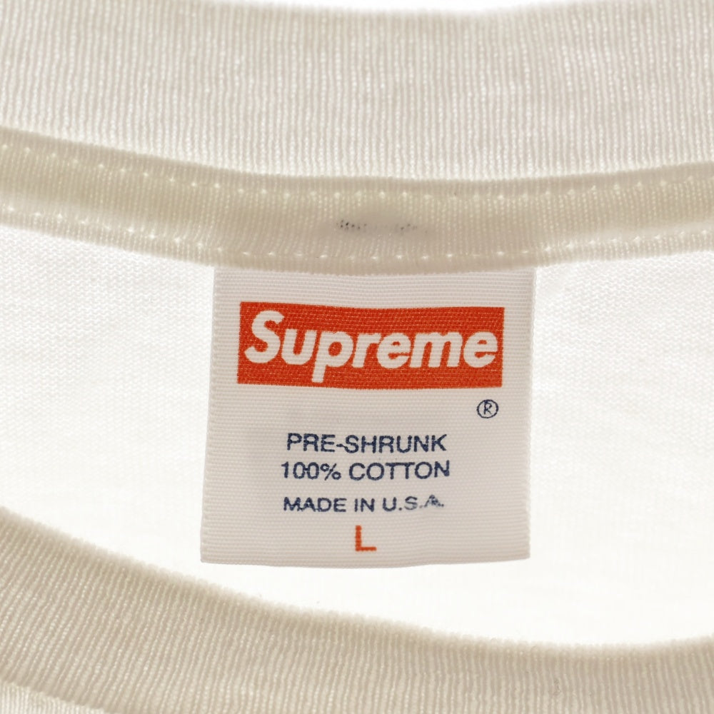SUPREME(シュプリーム) 05AW Raekwon Tee レイクウォン ウータンクラン プリント クルーネック半袖Tシャツカットソー ホワイト