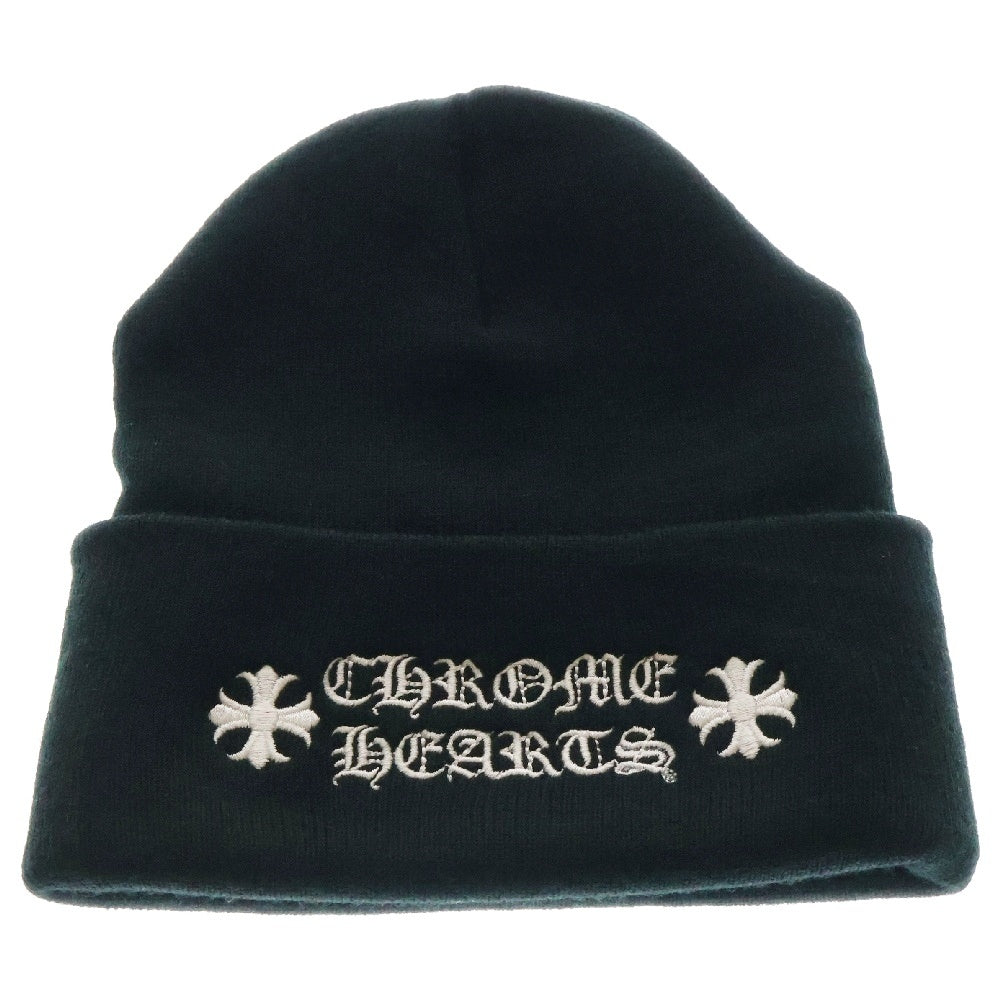 CHROME HEARTS(クロムハーツ) WATCH CAP CHプラス ビーニー ウール ニットキャップ ブラック