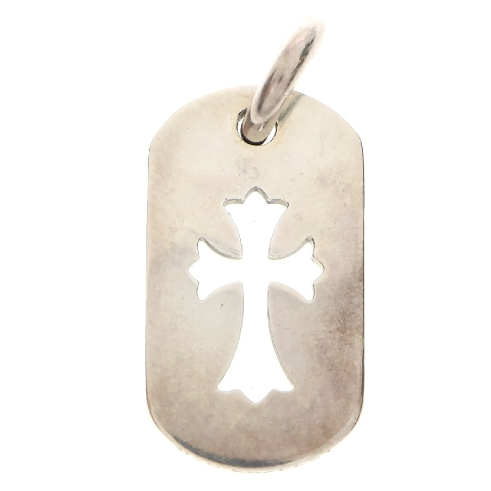 CHROME HEARTS(クロムハーツ) D TAG SML CO CRS カットアウトクロスドッグタグ スモール ペンダントトップ シルバー BCA242
