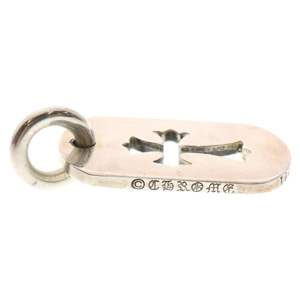CHROME HEARTS(クロムハーツ) D TAG SML CO CRS カットアウトクロスドッグタグ スモール ペンダントトップ シルバー BCA242