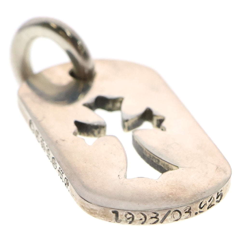 CHROME HEARTS(クロムハーツ) D TAG SML CO CRS カットアウトクロスドッグタグ スモール ペンダントトップ シルバー BCA242