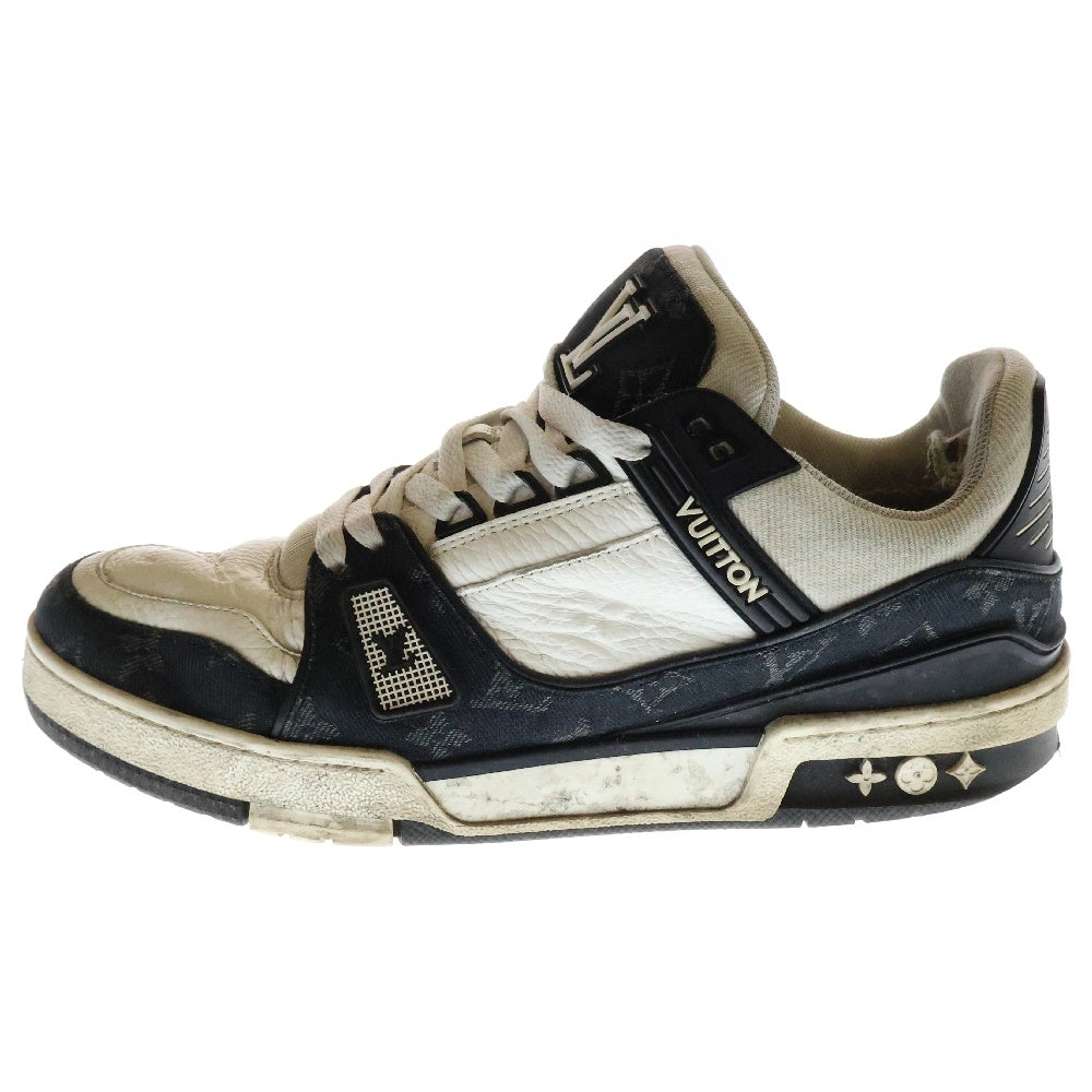 LOUIS VUITTON(ルイヴィトン) LV Trainer Line Sneaker LVトレイナーライン ローカットスニーカー シューズ ホワイト/ブラック 1A9JGB