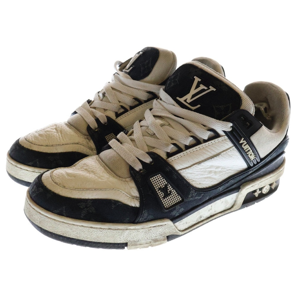 LOUIS VUITTON(ルイヴィトン) LV Trainer Line Sneaker LVトレイナーライン ローカットスニーカー シューズ ホワイト/ブラック 1A9JGB