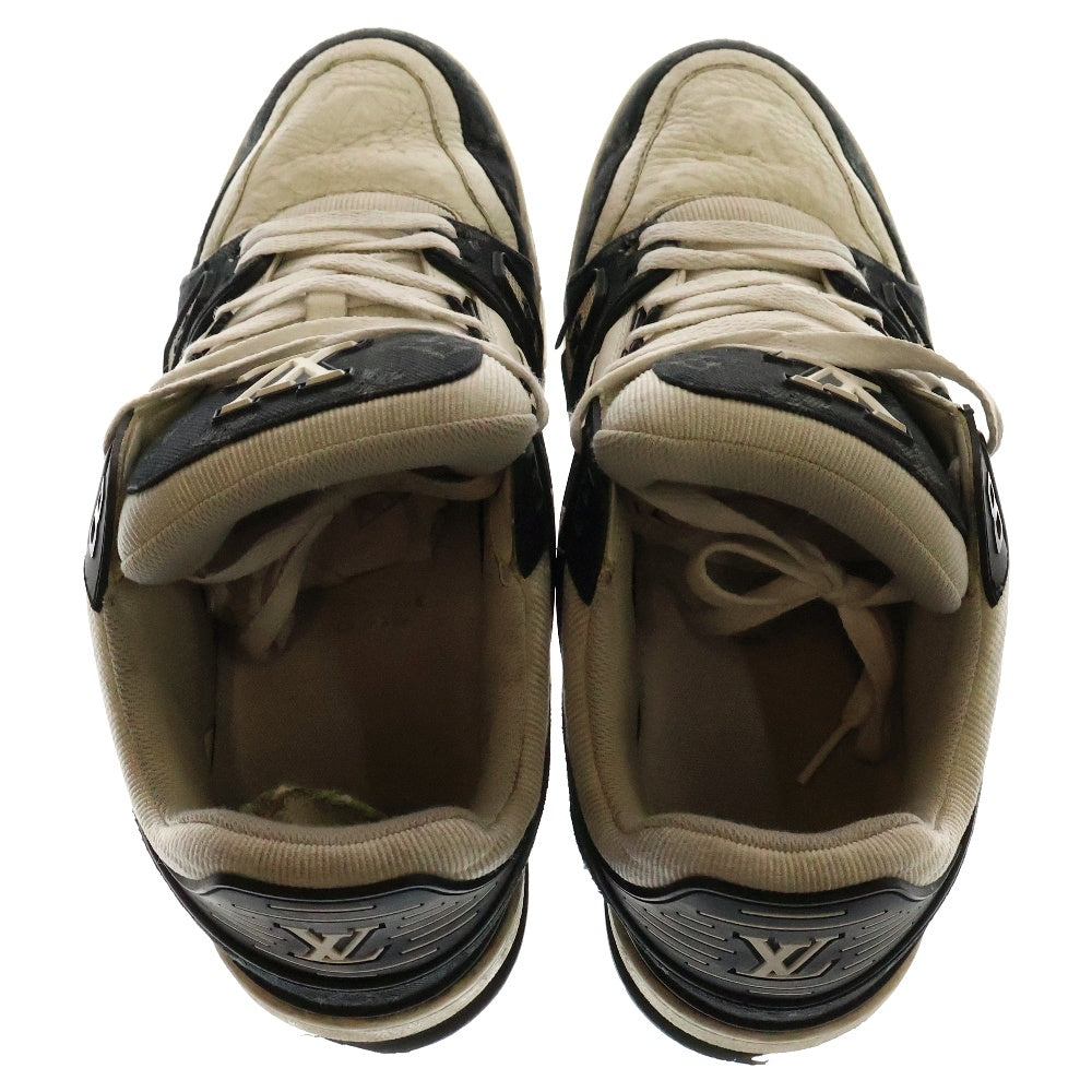 LOUIS VUITTON(ルイヴィトン) LV Trainer Line Sneaker LVトレイナーライン ローカットスニーカー シューズ ホワイト/ブラック 1A9JGB