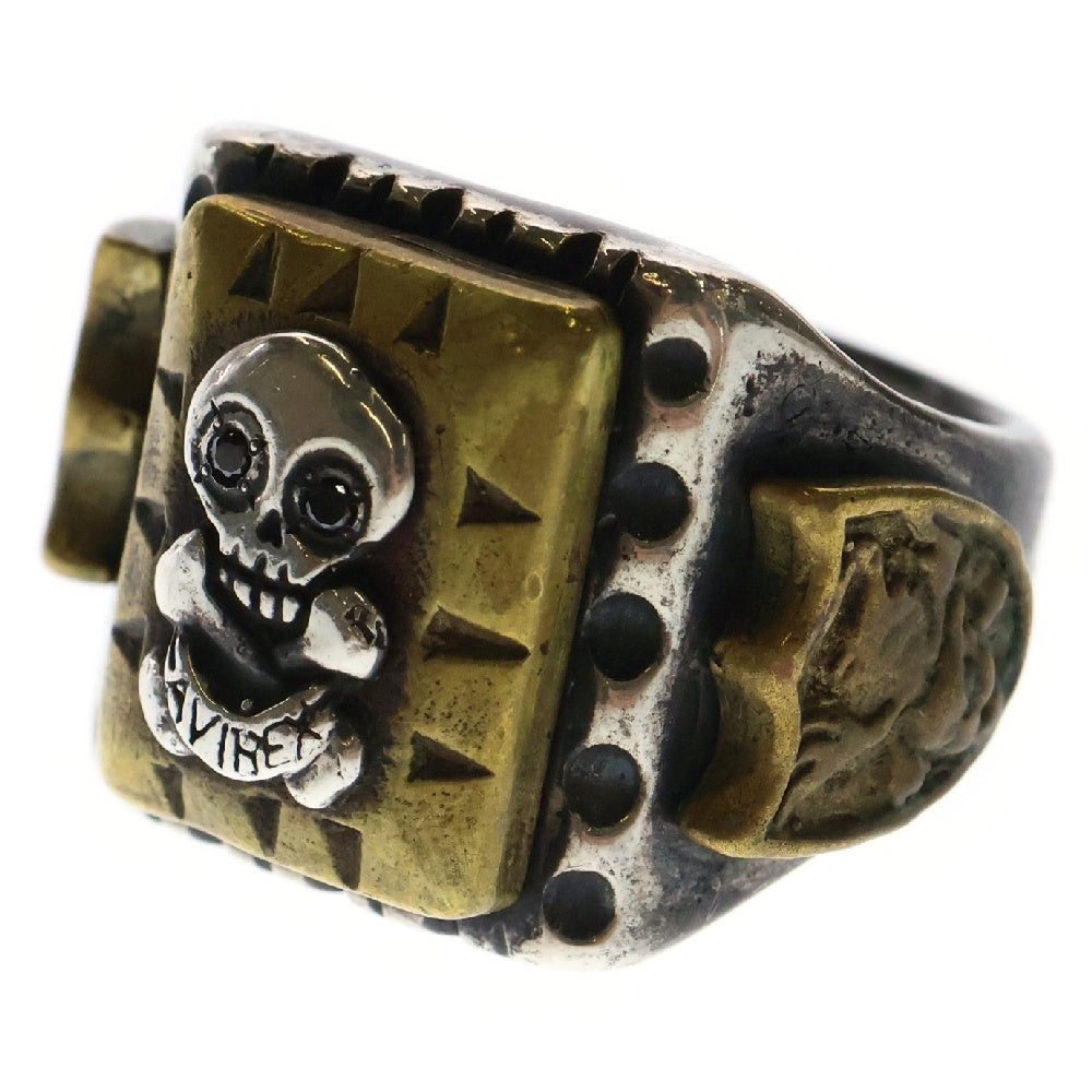 AVIREX(アヴィレックス) SCULL RING スカルシルバーリング 25号