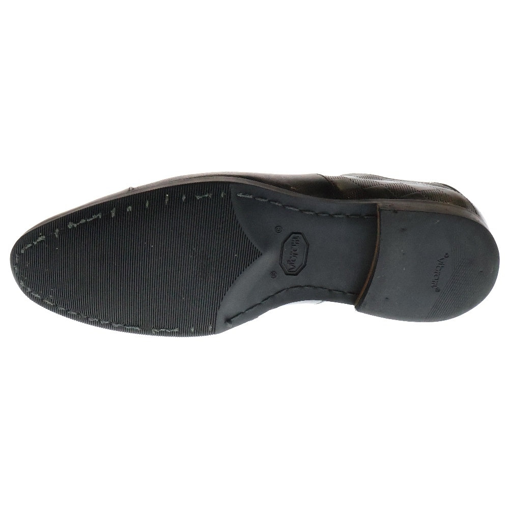 LOUIS VUITTON(ルイヴィトン) Center Zipper Dress Shoes センタージップ ダミエ レザー ドレスシューズ ブラック