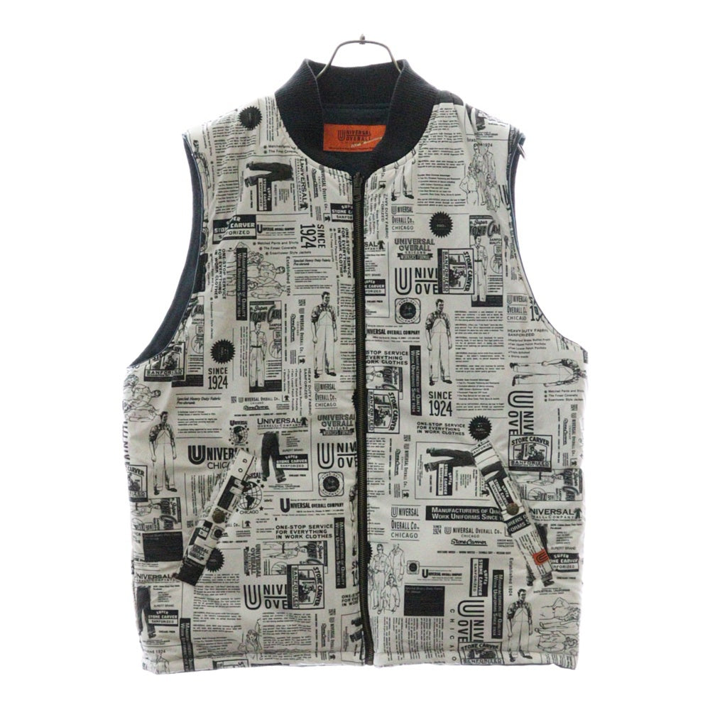 AVIREX(アヴィレックス) ×UNIVERSAL OVERALL WORK VEST ユニバーサルオーバーオール ワークベスト ブルー U2433415AX