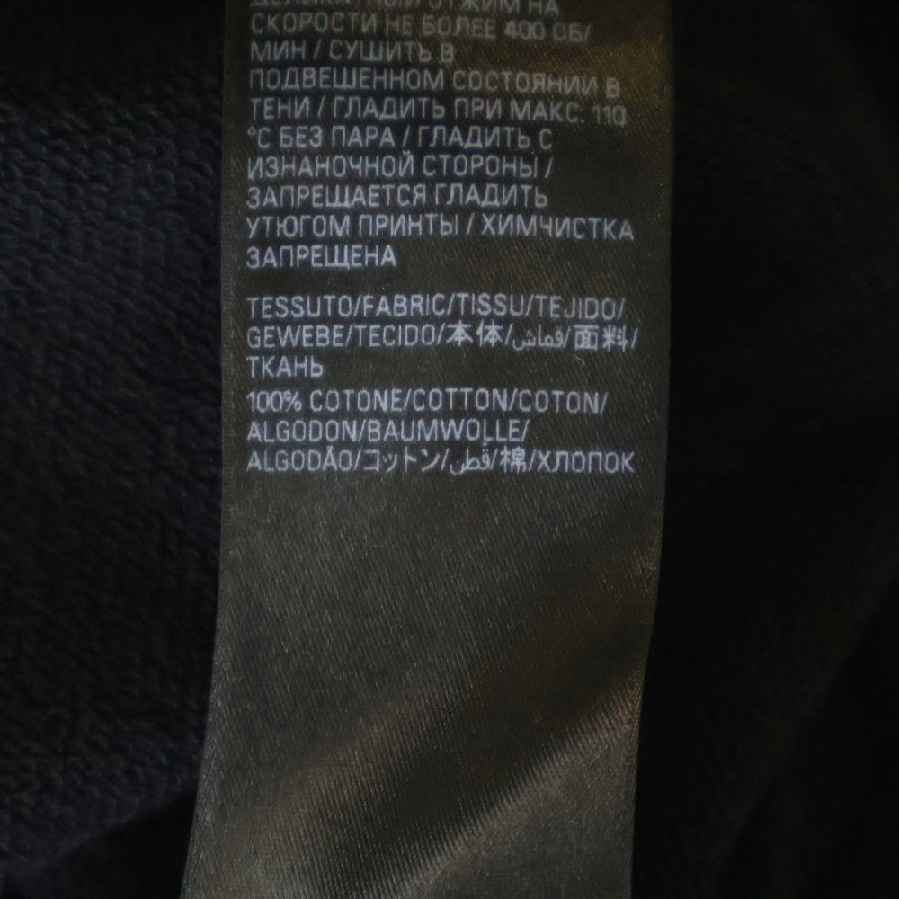 BALENCIAGA(バレンシアガ) 23AW Metal Logo Hoodie メタルロゴ ダメージ加工プルオーバースウェットパーカー フーディー ブラック 739024 TOVD8