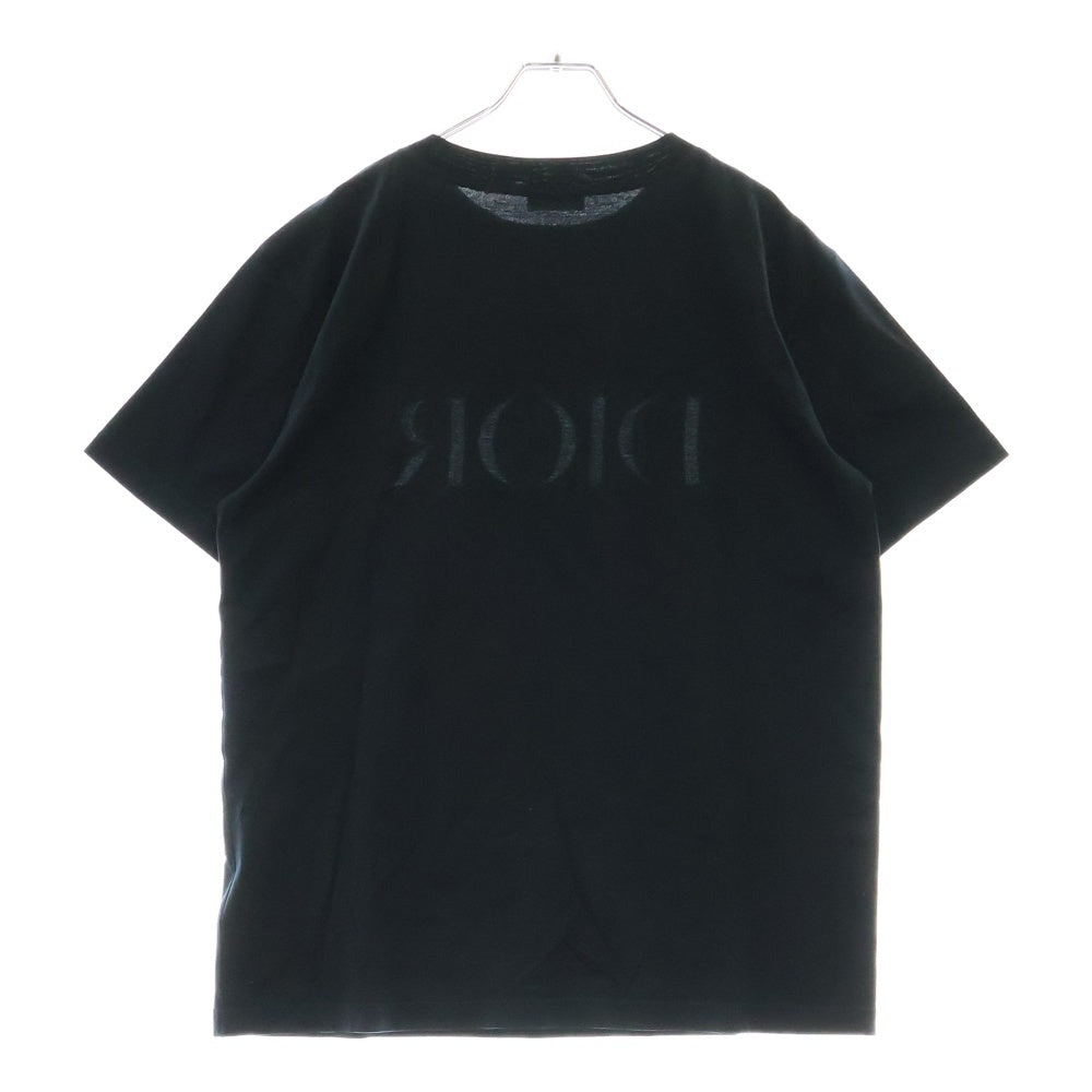 DIOR(ディオール) 21SS LOGO TEE ロゴ刺繍クルーネック半袖Tシャツ 半袖カットソー ネイビー 183J685A0677
