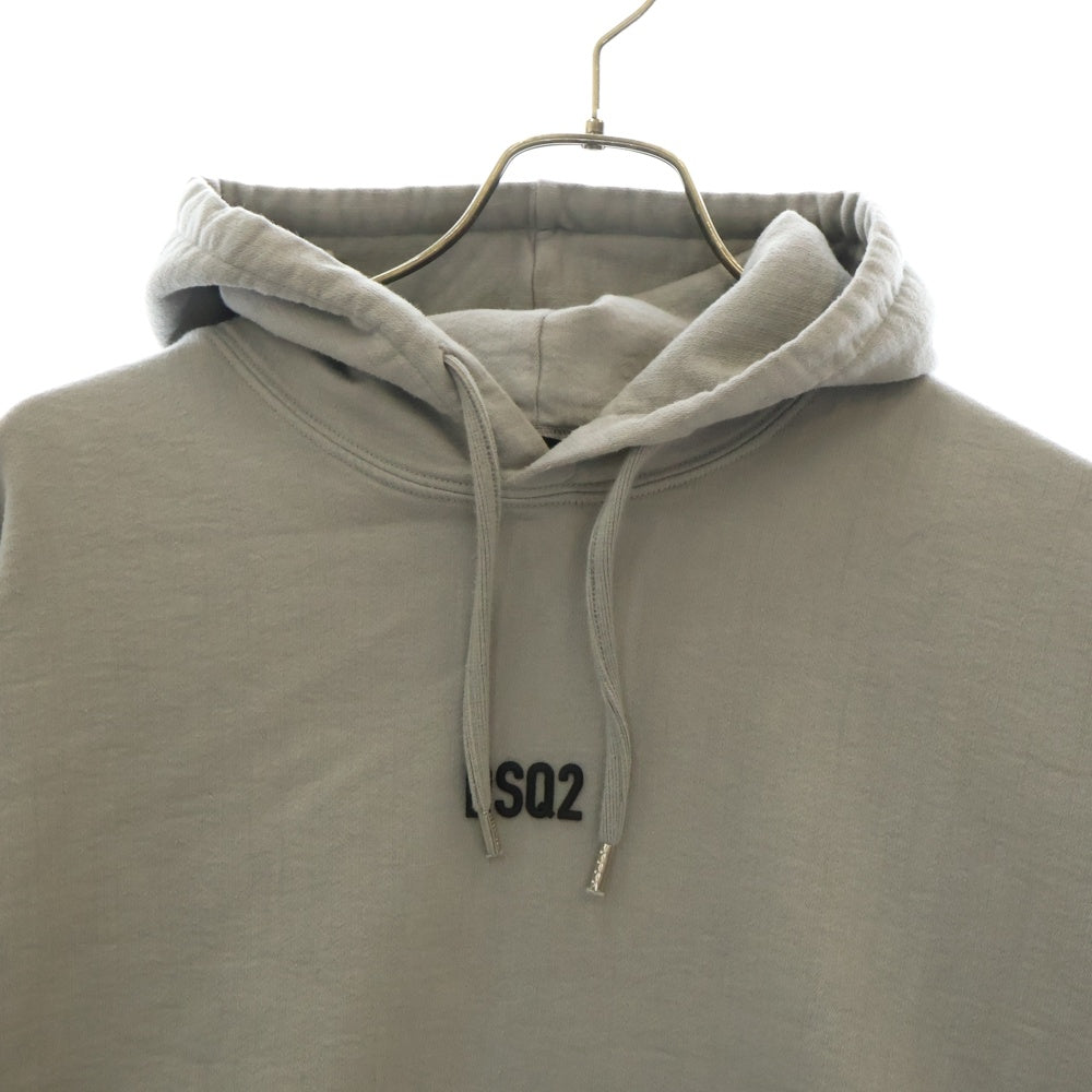 DSQUARED2(ディースクエアード) MINI DSQ2 HOODIE ミニロゴプルオーバーパーカー フーディー グレー S74GU0568 S54438