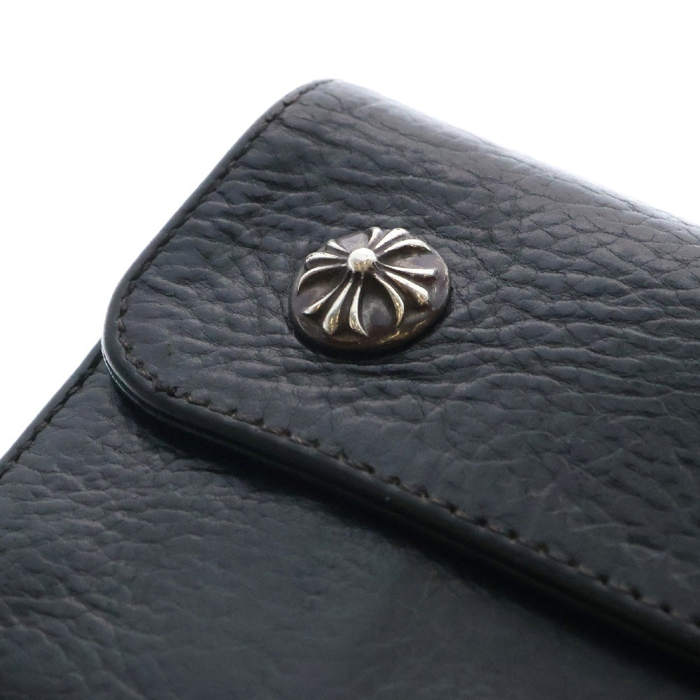 CHROME HEARTS(クロムハーツ) WAVE ウェーブ レザーウォレット 財布 ブラック BCA374