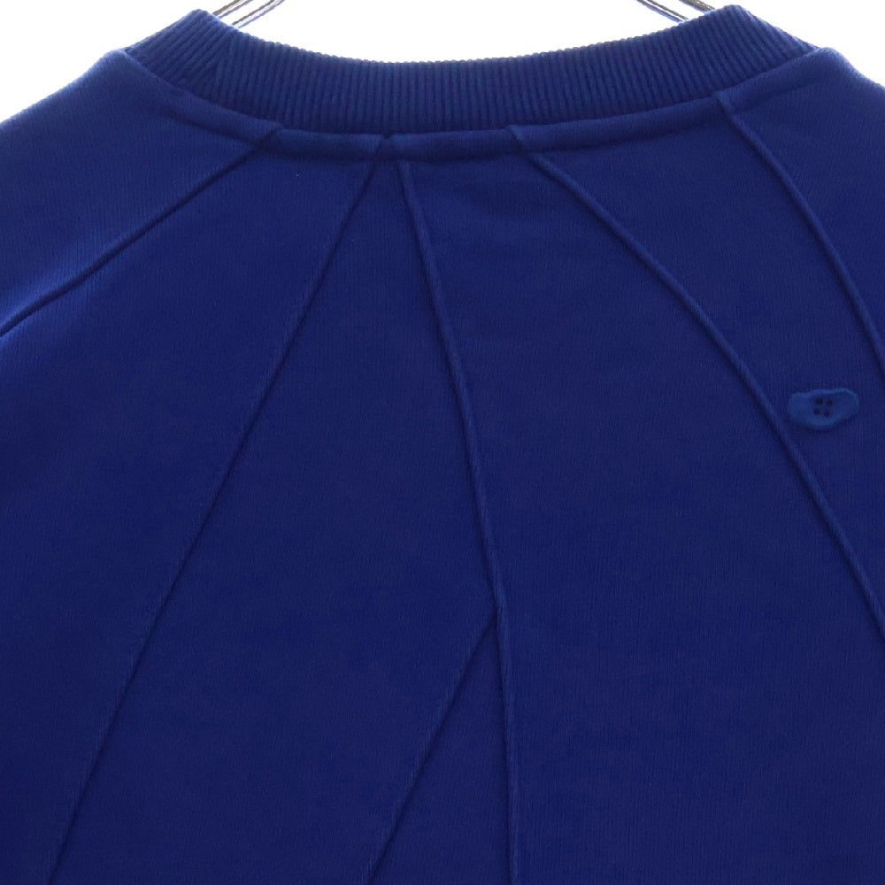 ADER ERROR(アーダーエラー) 23AW LOGO SWEATSHIRTS ロゴ刺繍スウェットトレーナー ブルー BMADFWSW0105BL