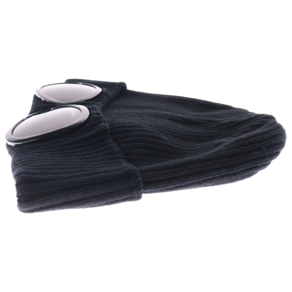 C.P. Company(シーピーカンパニー) GOOGLE BEANIE ゴーグルビーニー ニット帽 ブラック CMAC016A 000727A