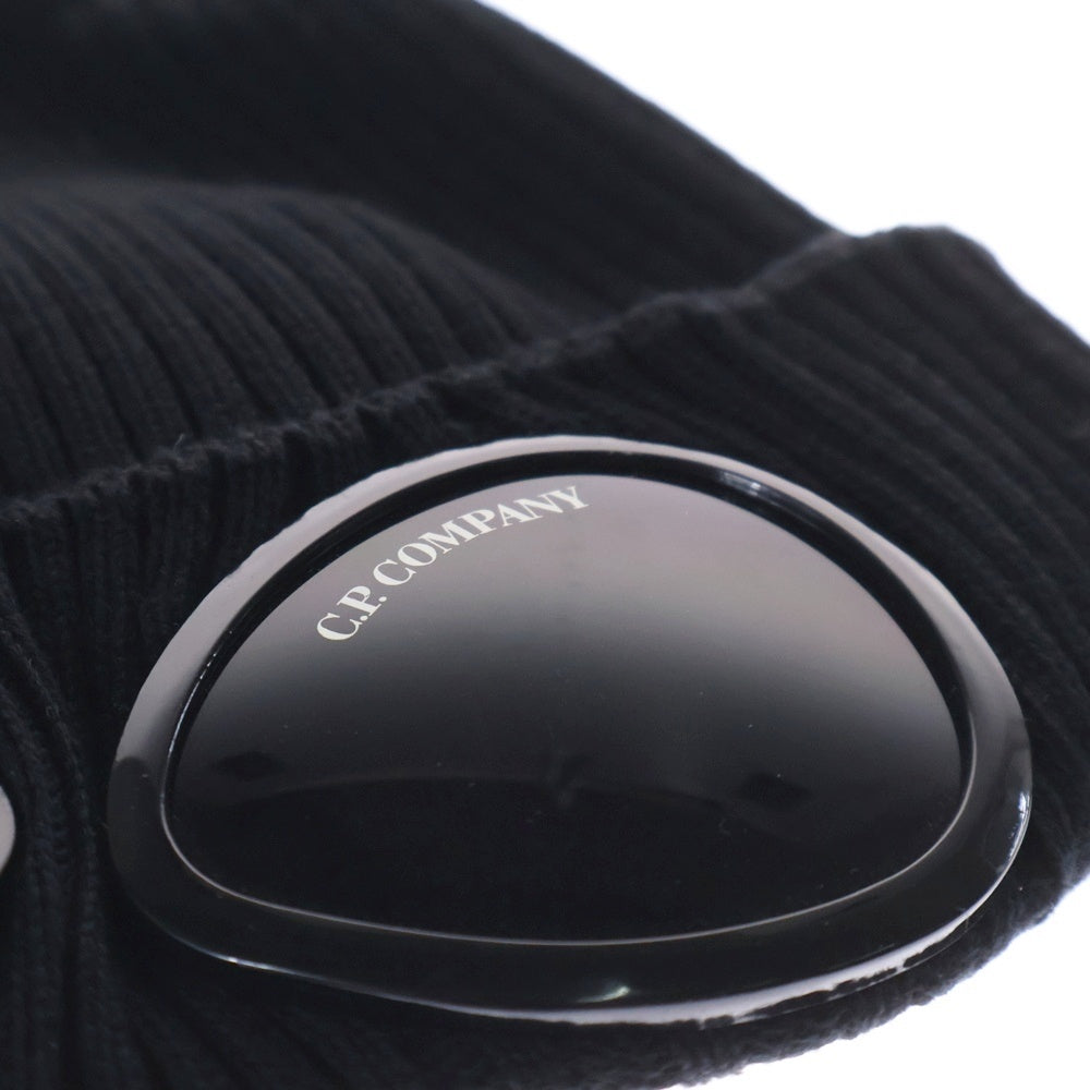 C.P. Company(シーピーカンパニー) GOOGLE BEANIE ゴーグルビーニー ニット帽 ブラック CMAC016A 000727A