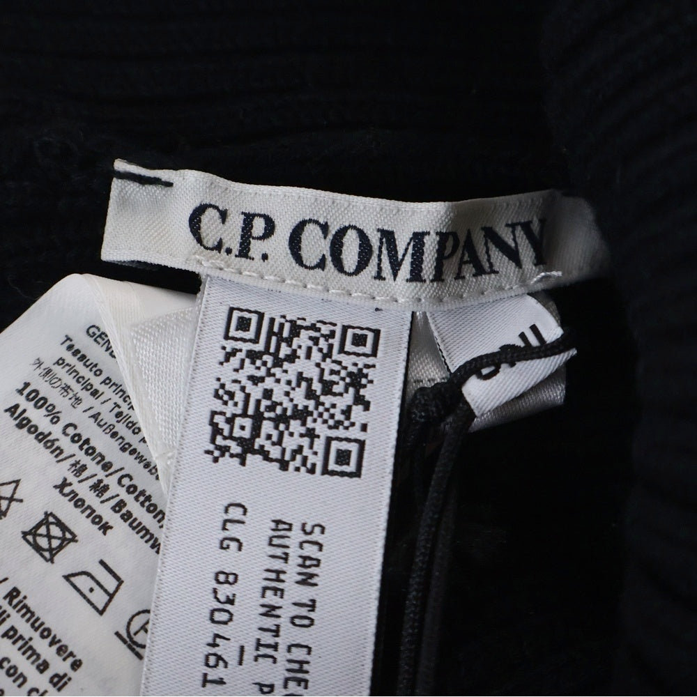 C.P. Company(シーピーカンパニー) GOOGLE BEANIE ゴーグルビーニー ニット帽 ブラック CMAC016A 000727A