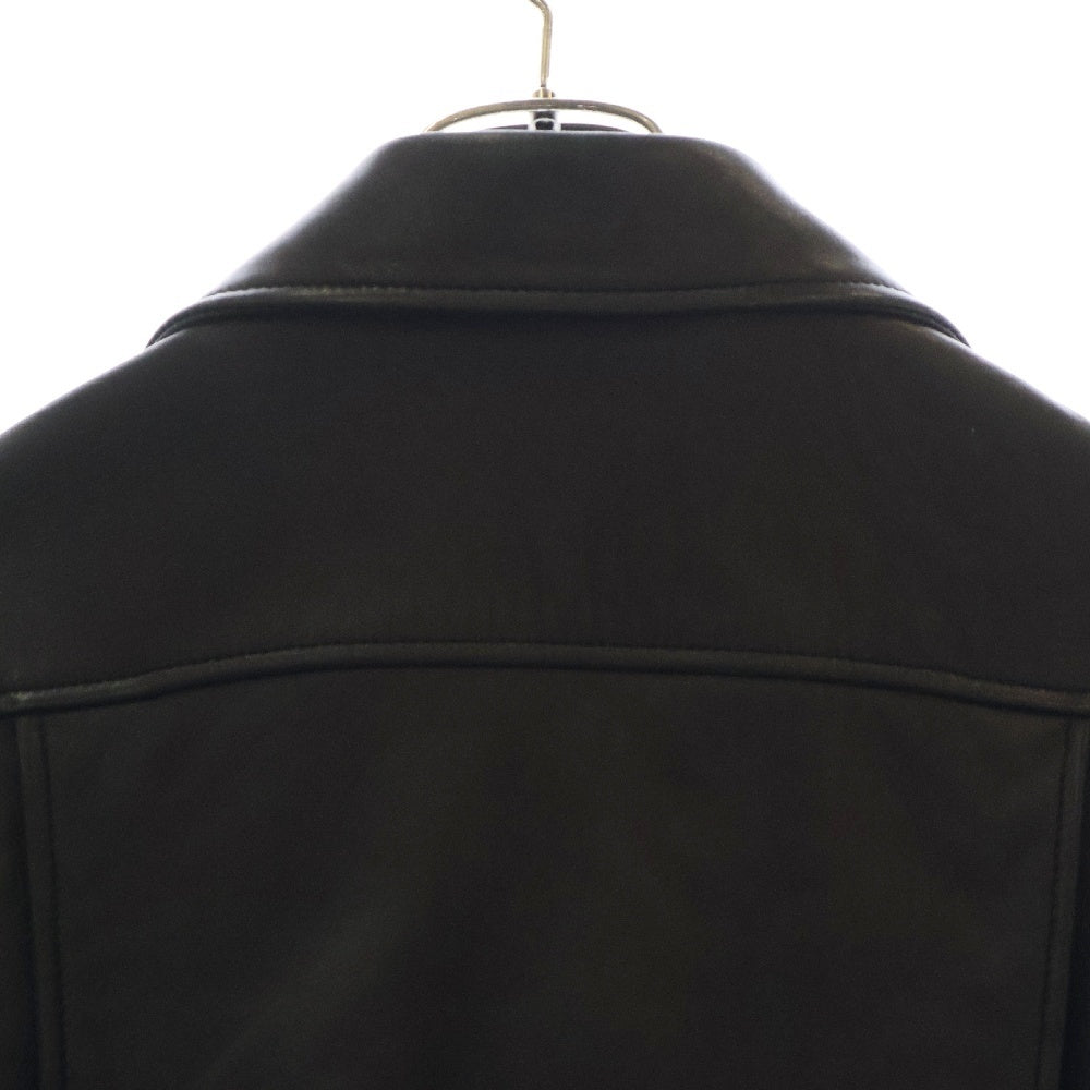 Acne Studios(アクネ ストゥディオズ) MOCK 1AZ166 ダブルライダースジャケット レザージャケット レディース ブラック