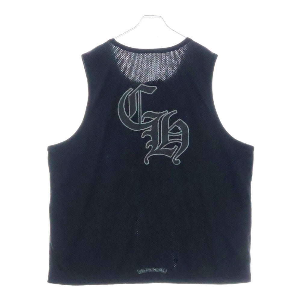 【新品】クロムハーツ リバーシブルメッシュタンクトップ ブラック×シルバー L 新品】クロムハーツ リバーシブルメッシュタンクトップ ブラック