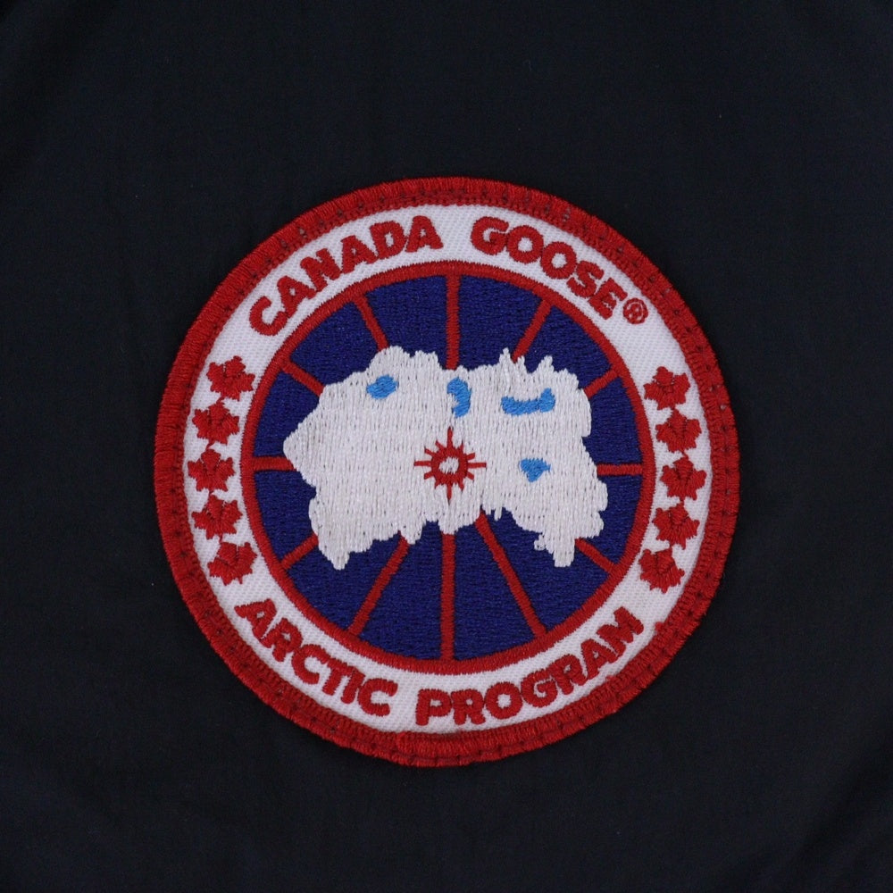 CANADA GOOSE(カナダグース) ローレンス パッファー フロントロゴエンブレム刺繍 ジップアップダウンベスト ブラック 2804M
