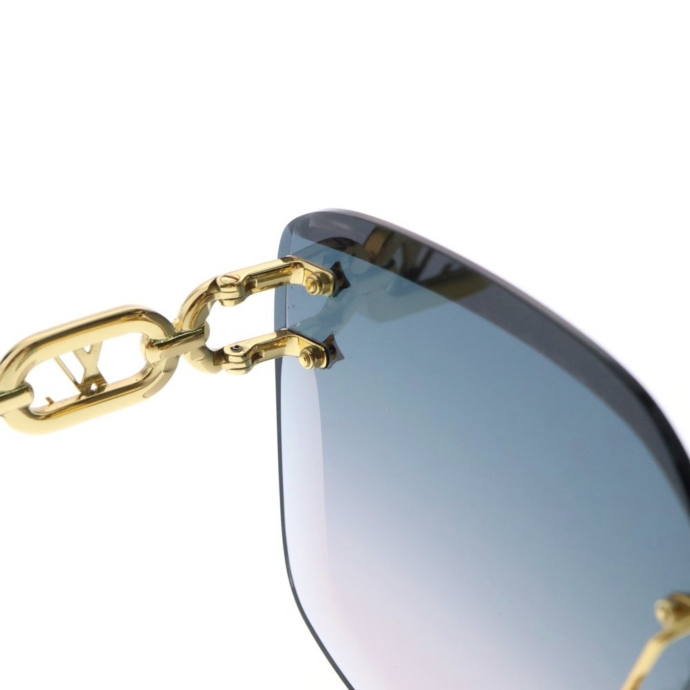 LOUIS VUITTON(ルイヴィトン) LVジュエル キャットアイ サングラス メガネ ゴールド Z1626U