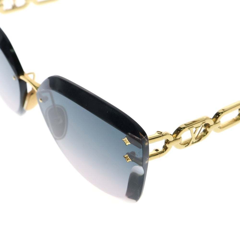 LOUIS VUITTON(ルイヴィトン) LVジュエル キャットアイ サングラス メガネ ゴールド Z1626U
