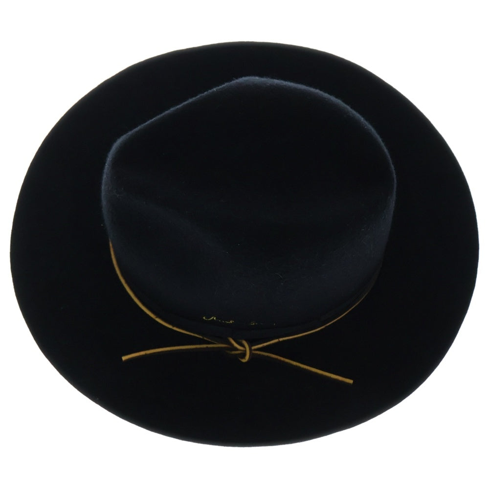 THE FAT HATTER(ザファットハッター) WOOL HAT ウールハット 中折れ帽子 ブラック MS16AW101