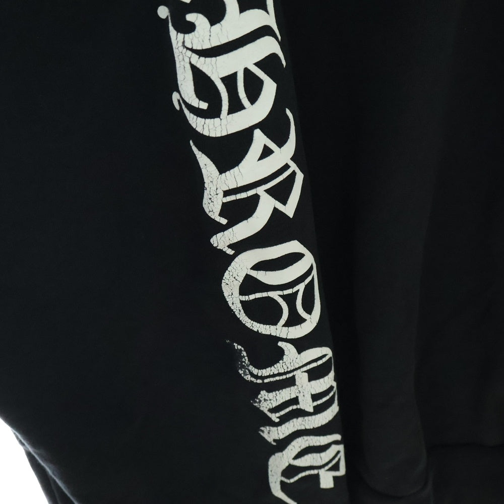 CHROME HEARTS(クロムハーツ) SWTSHRT PLVRスウェット ネックロゴプリントスウェットトレーナー ブラック