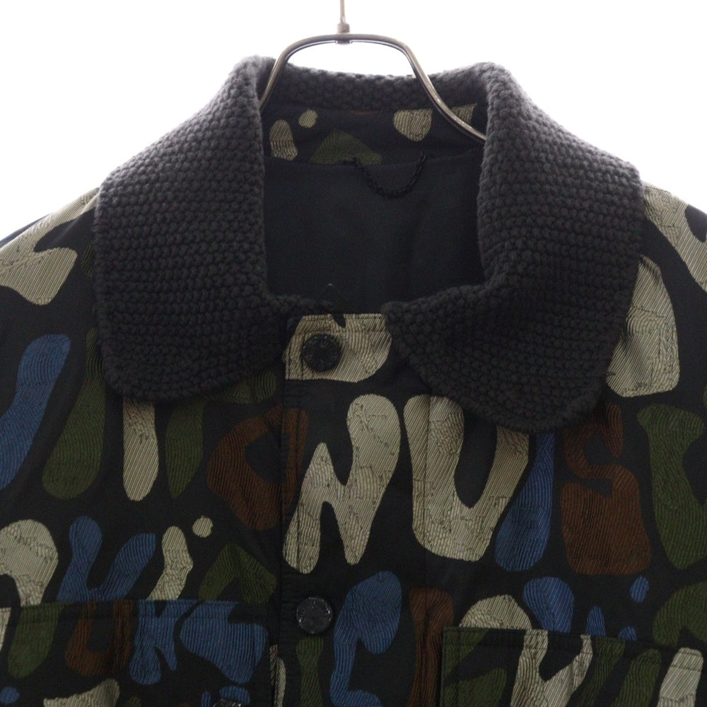 LOUIS VUITTON(ルイヴィトン) 23SS グラフィック総柄パテッドブルゾン ジャケット カーキ RM231M TC3 HOB06E