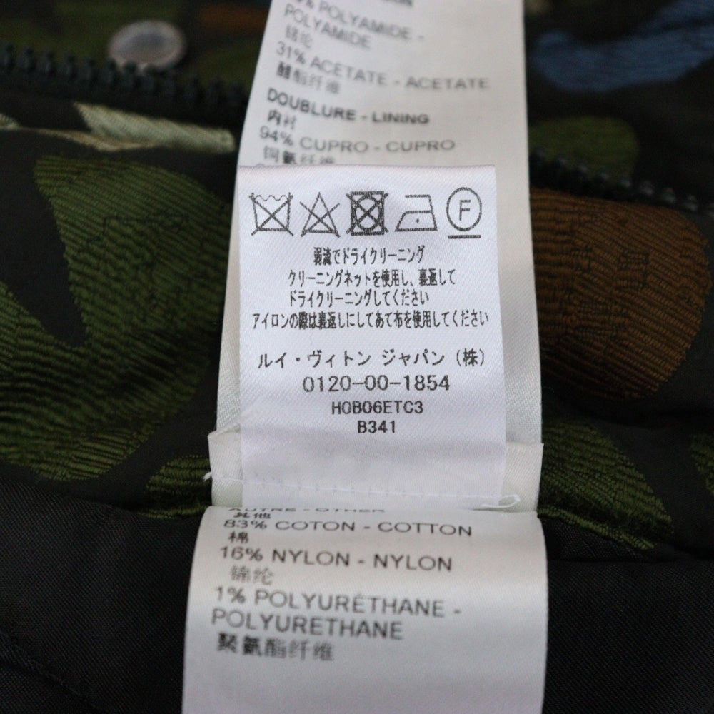LOUIS VUITTON(ルイヴィトン) 23SS グラフィック総柄パテッドブルゾン ジャケット カーキ RM231M TC3 HOB06E