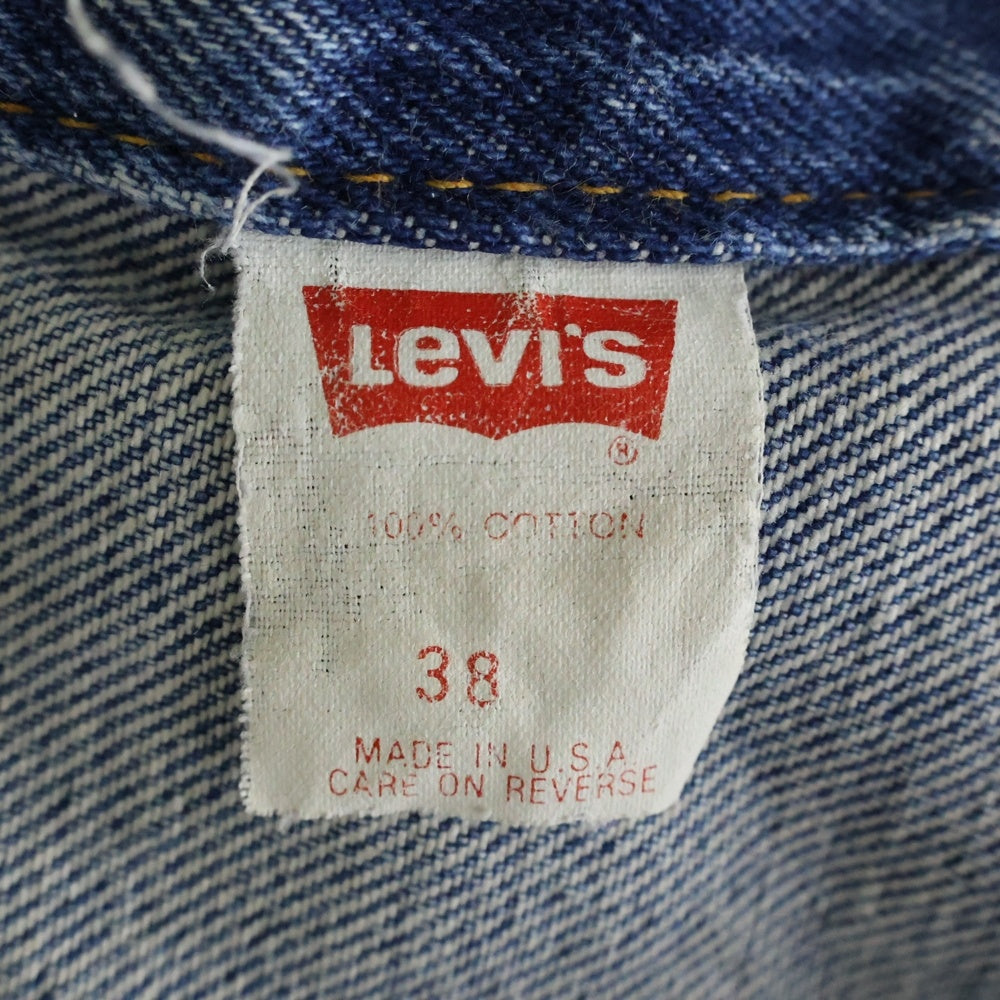 Levi's(リーバイス) 90s vintage ヴィンテージ70506-0216 ボタン裏715 スモールE デニムジャケット インディゴ