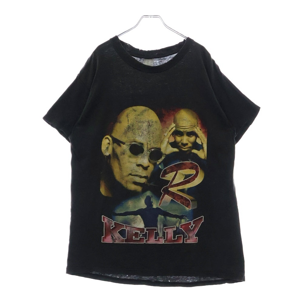 VINTAGE(ヴィンテージ) 90s vintage R.Kelly when a woman's fed up T-shirt ヴィンテージ シングルステッチ R・ケリー クルーネック半袖Tシャツカットソー ブラック