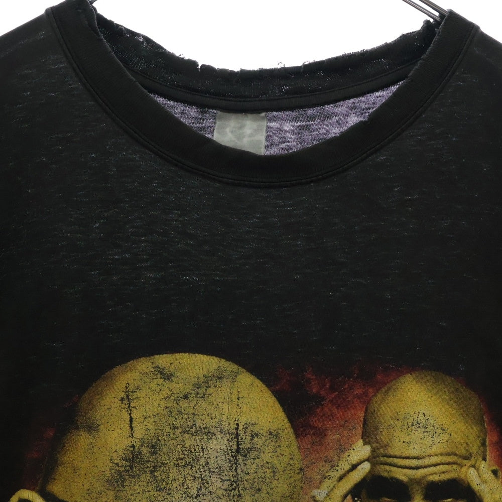 VINTAGE(ヴィンテージ) 90s vintage R.Kelly when a woman's fed up T-shirt ヴィンテージ シングルステッチ R・ケリー クルーネック半袖Tシャツカットソー ブラック