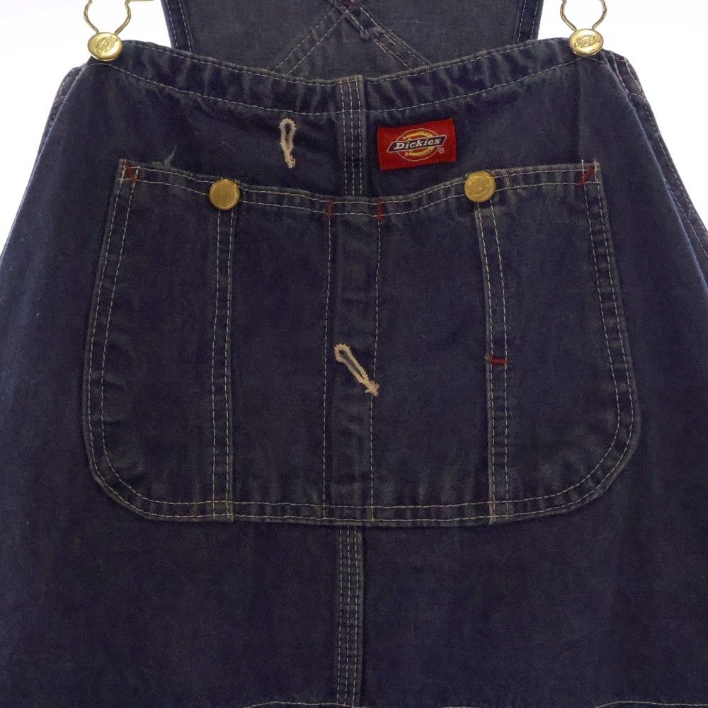 Dickies(ディッキーズ) STONEWASHED INDIGO BIB OVERALL ワンポイントロゴ オーバーオール インディゴ