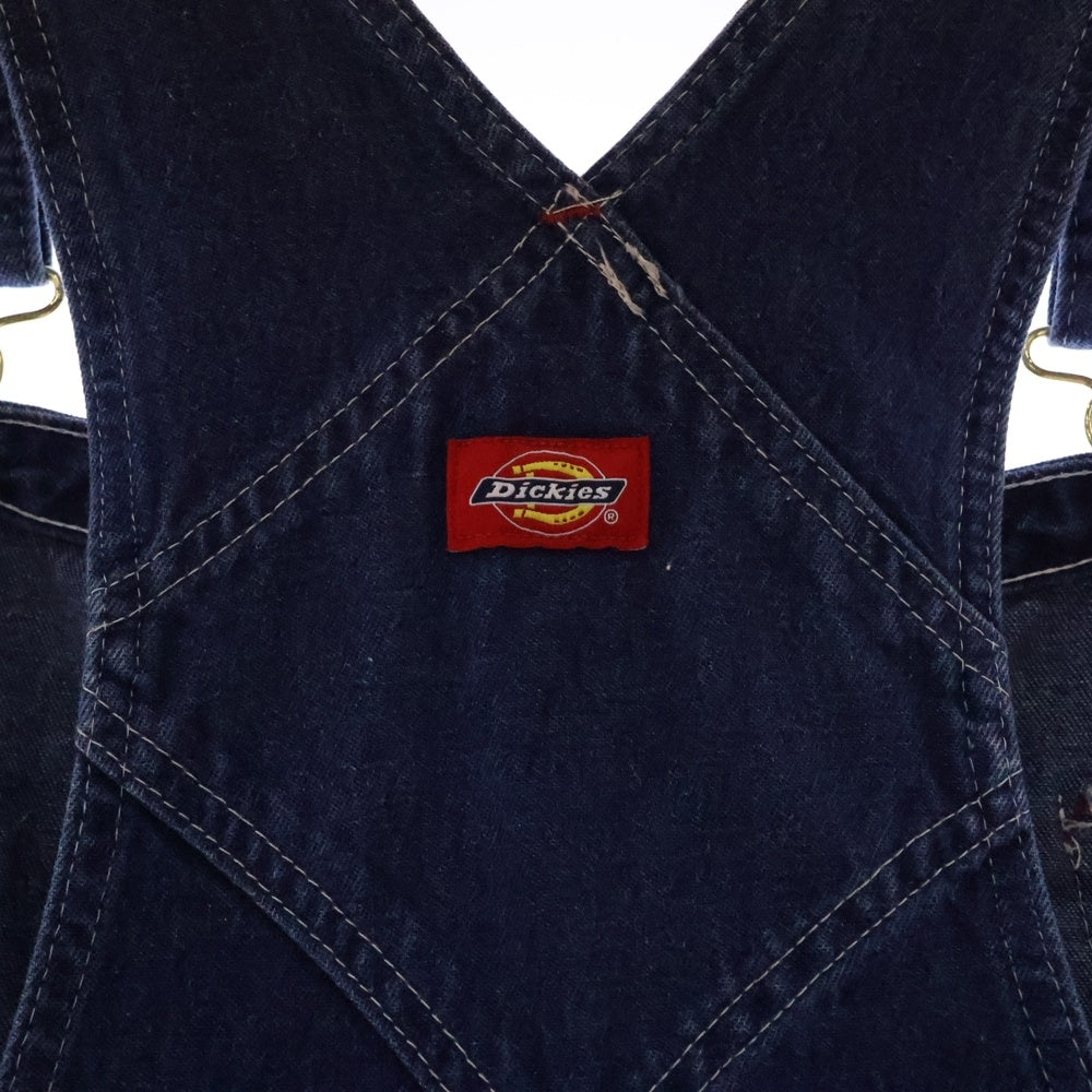 Dickies(ディッキーズ) STONEWASHED INDIGO BIB OVERALL ワンポイントロゴ オーバーオール インディゴ