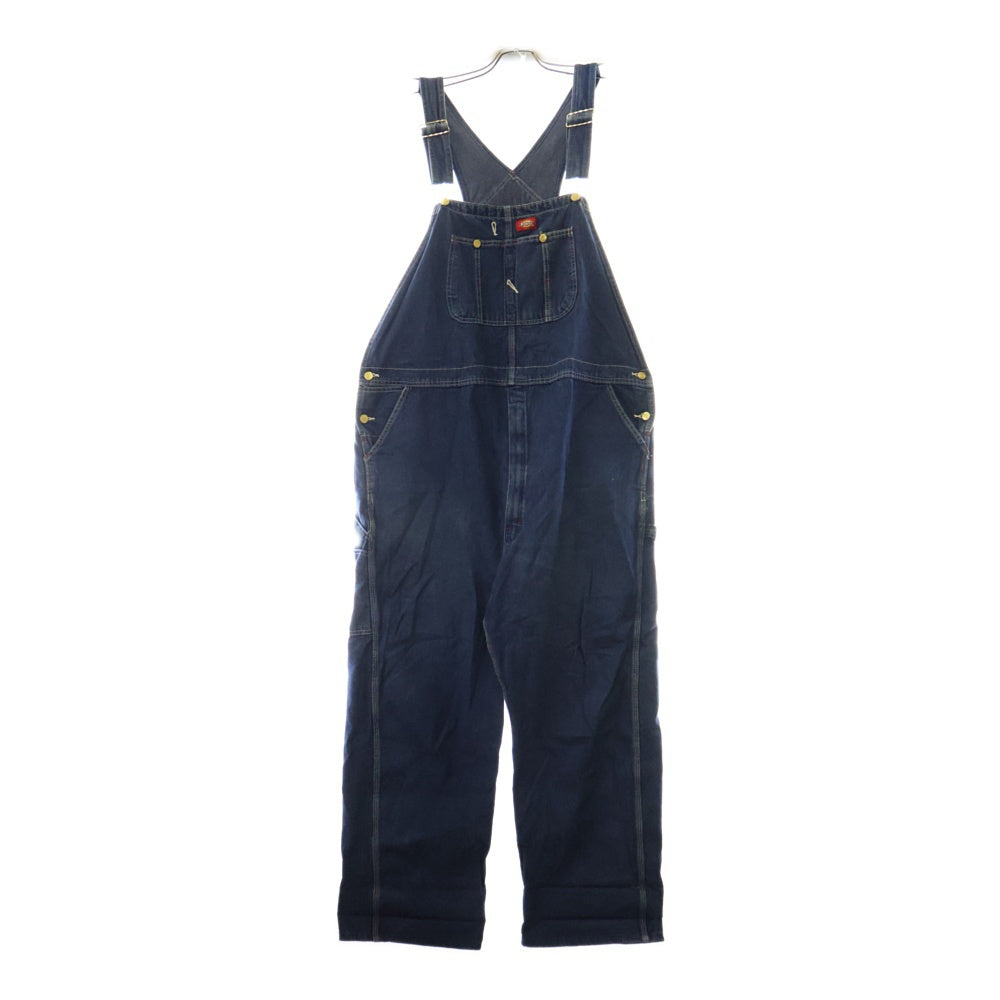 Dickies(ディッキーズ) STONEWASHED INDIGO BIB OVERALL ワンポイントロゴ オーバーオール インディゴ