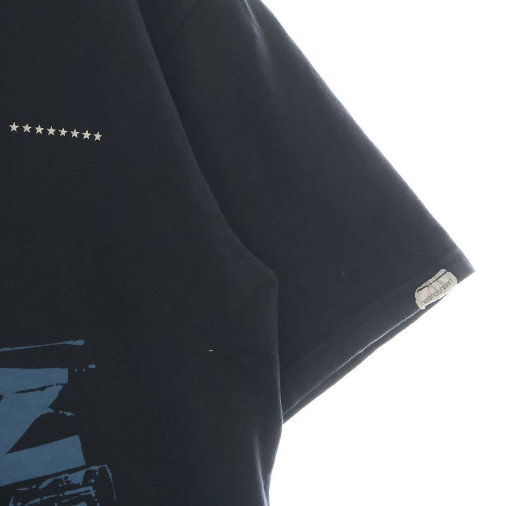 NEIGHBORHOOD(ネイバーフッド) フロントロゴプリント半袖カットソー 半袖Tシャツ ブラック