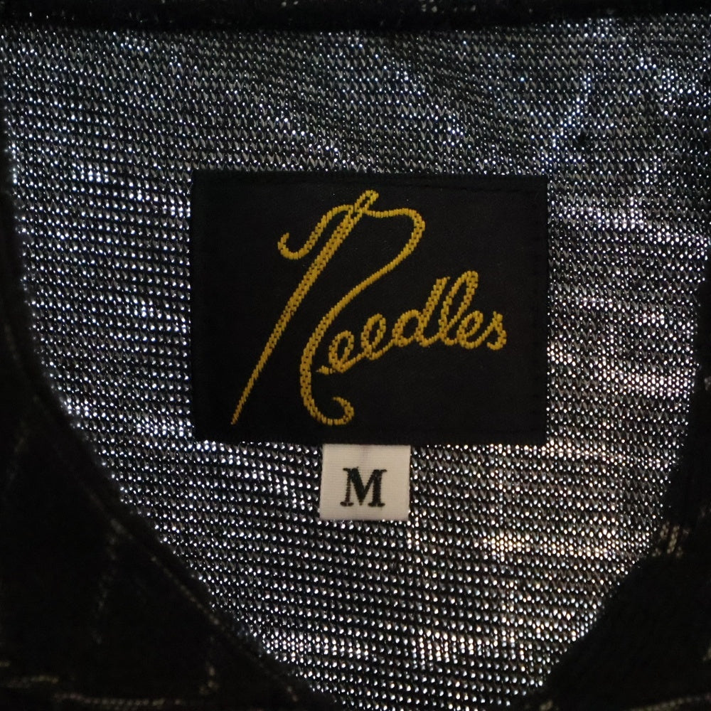 Needles(ニードルス) RIB COLLAR TRACK JACKET リブカラートラックジャケット ブラック QV329