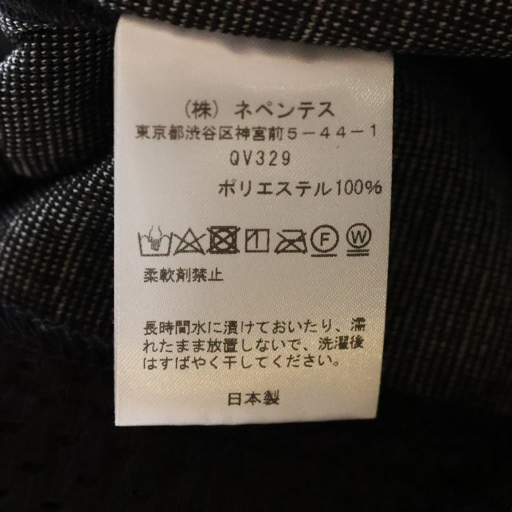 Needles(ニードルス) RIB COLLAR TRACK JACKET リブカラートラックジャケット ブラック QV329