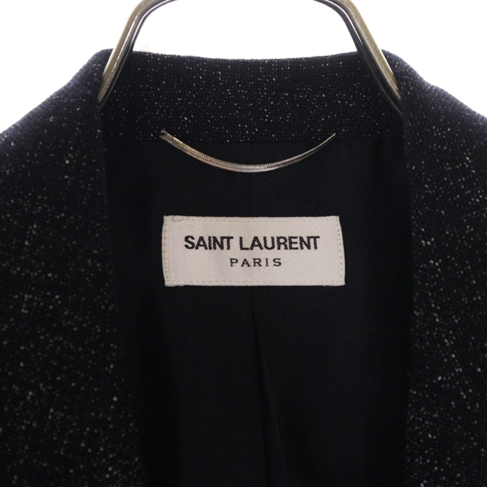SAINT LAURENT PARIS(サンローランパリ) ジャガード 2Bテーラードジャケット ブラック 416408 Y522L