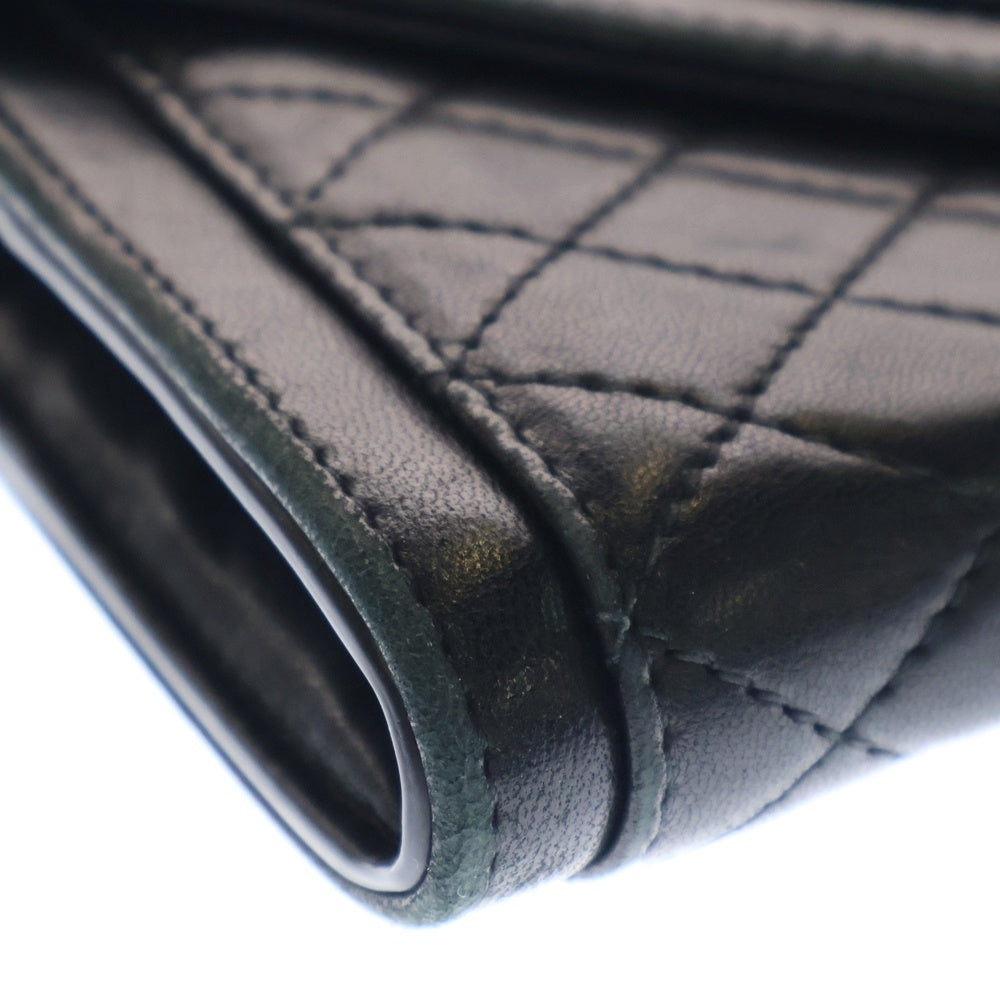 SAINT LAURENT PARIS(サンローランパリ) ギャビー YSLロゴ レザー ウォレット 長財布 ブラック 686694 1221