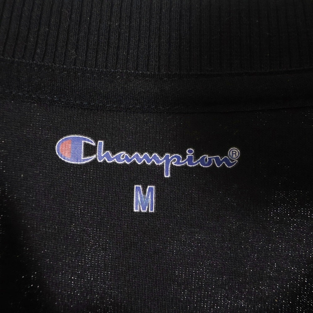 CHAMPION(チャンピオン) FRONT LOGO SWEATSHIRTS フロントロゴスウェットトレーナー ブラック C8-WS004