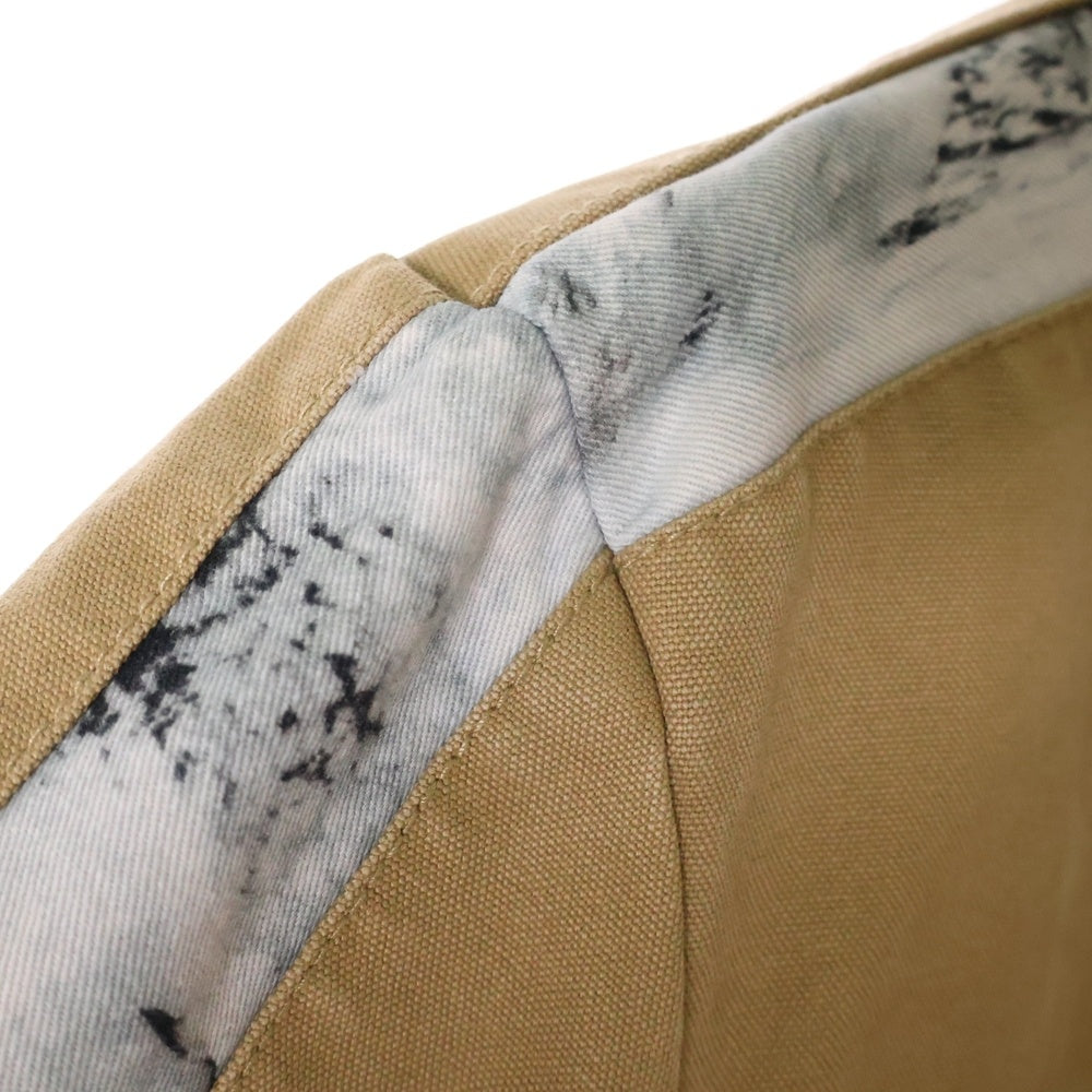 DIESEL(ディーゼル) S-Mich Printed Regular Fit Cotton Shirt レギュラーフィットコットンシャツジャケット ベージュ 0QGAC