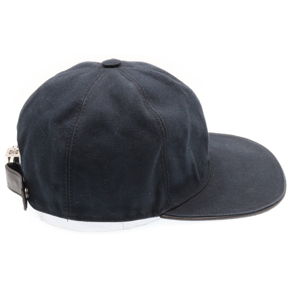 GIVENCHY(ジバンシィ) メタルロゴベースボールキャップ 帽子 ブラック